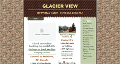 Desktop Screenshot of glacierviewrvpark.com
